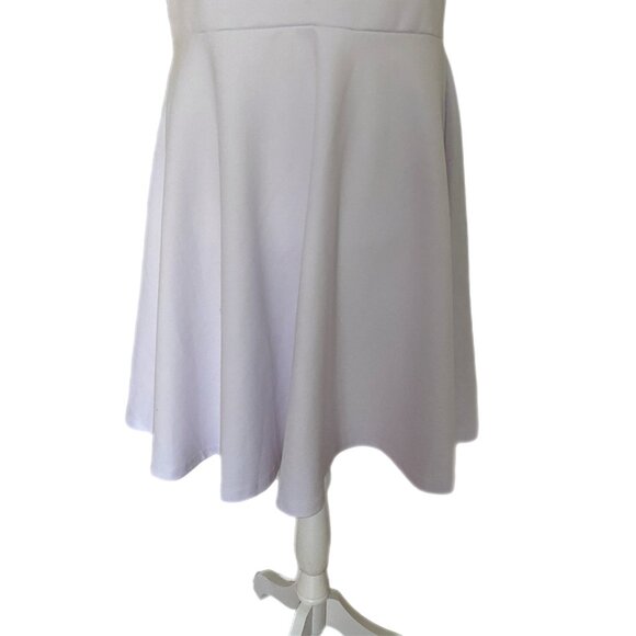 Sarin Mathews White Off The Shoulder Short Sleeve High Low Cocktail Dress XL - Picture 4 of 6